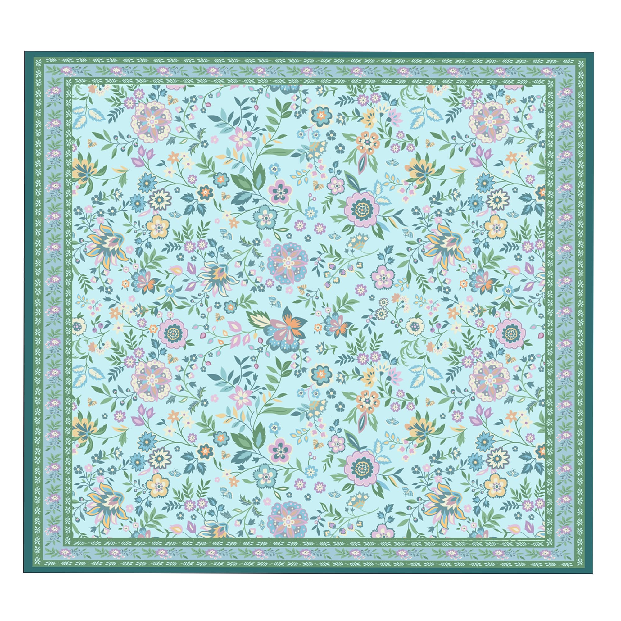 Baodan almohadilla absorbente 72x72 con flores para entrenamiento cómodo y limpio