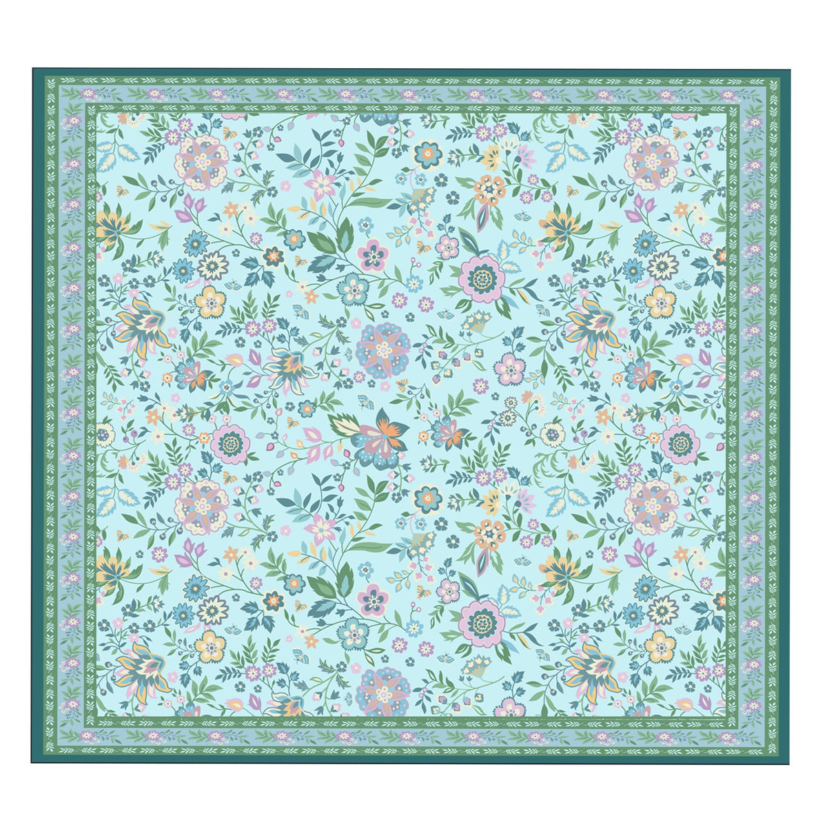 Baodan almohadilla absorbente 72x72 con flores para entrenamiento cómodo y limpio