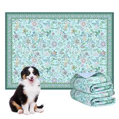 Baodan almohadillas pee para perros, dos unidades, estampado floral, ideal para entrenamiento.