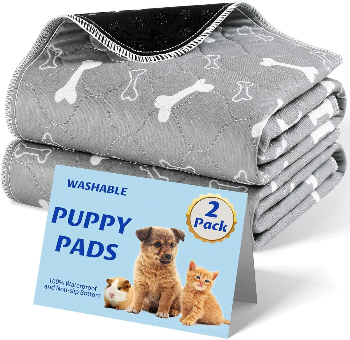Baodan almohadilla reutilizable para perros, 24x36, alta absorción.