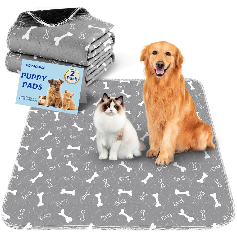 Baodan tapete higienico para perros lavable 36x48 cm en gris, ideal para uso diario.