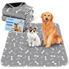 Baodan tapete higienico para perros lavable 36x48 cm en gris, ideal para uso diario.