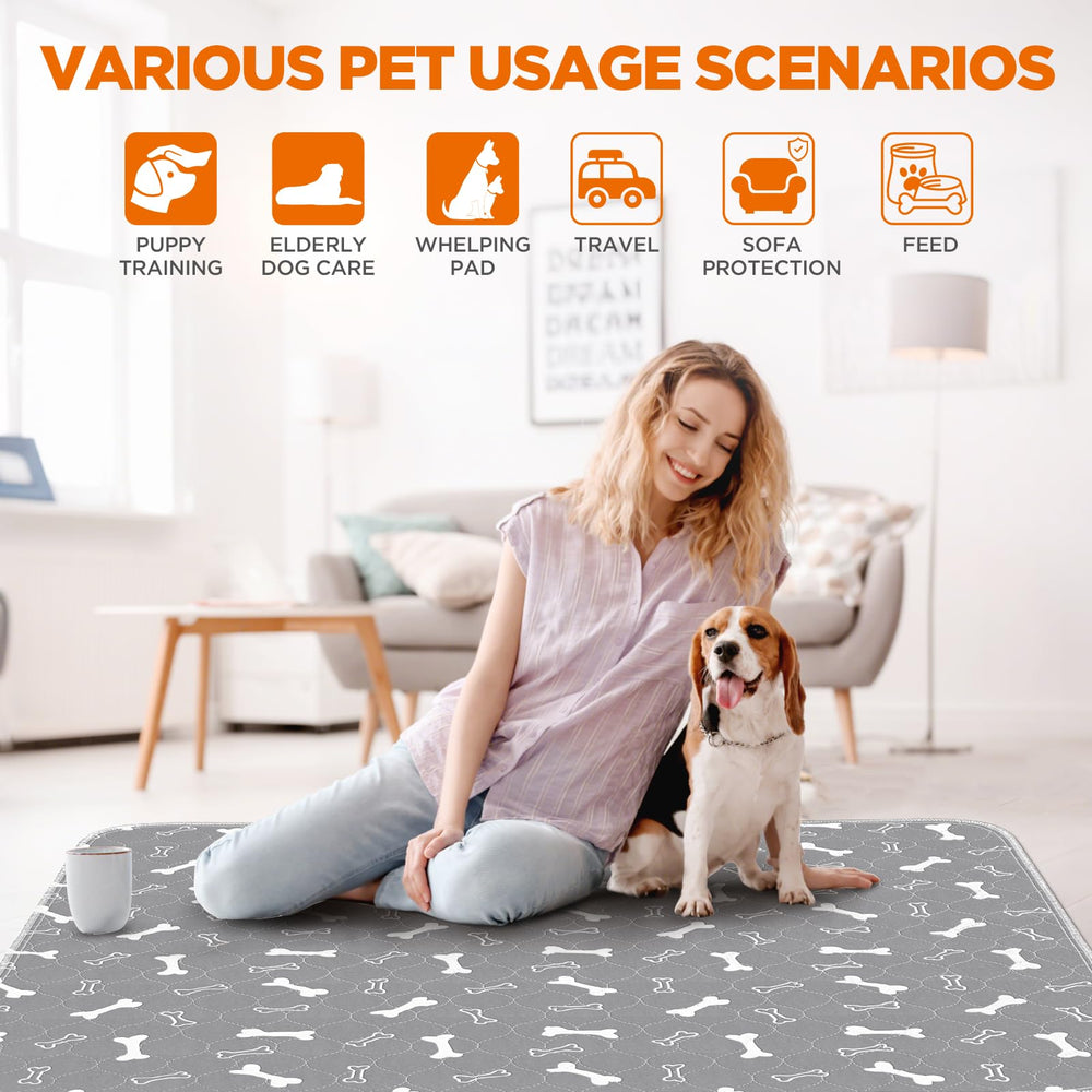 Baodan tapete antideslizante para perros, protege suelos y muebles.