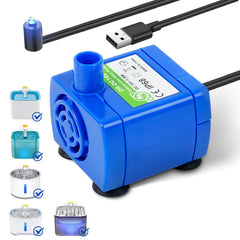 Baofum IP68 DR-DC160, bomba sumergible para fuente de gatos con LED