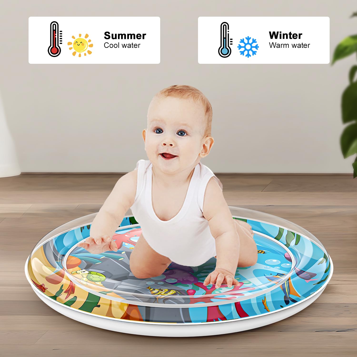 Baoyemes camara-interior-llena-de-agua: área fresca para relajarse tras jugar.