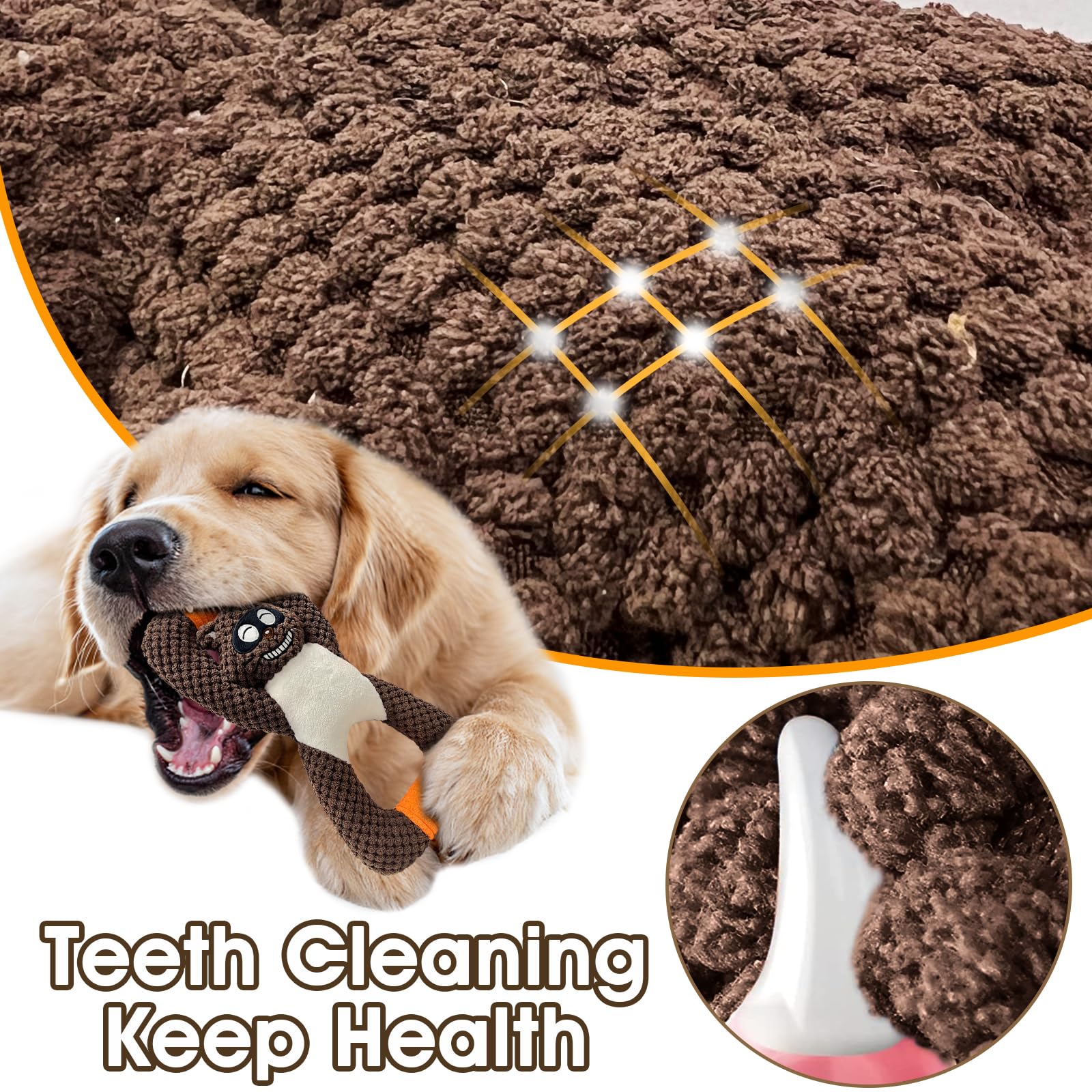 Regalo perfecto: juguete mapache BAPSOUZU para perros de todas las tallas.