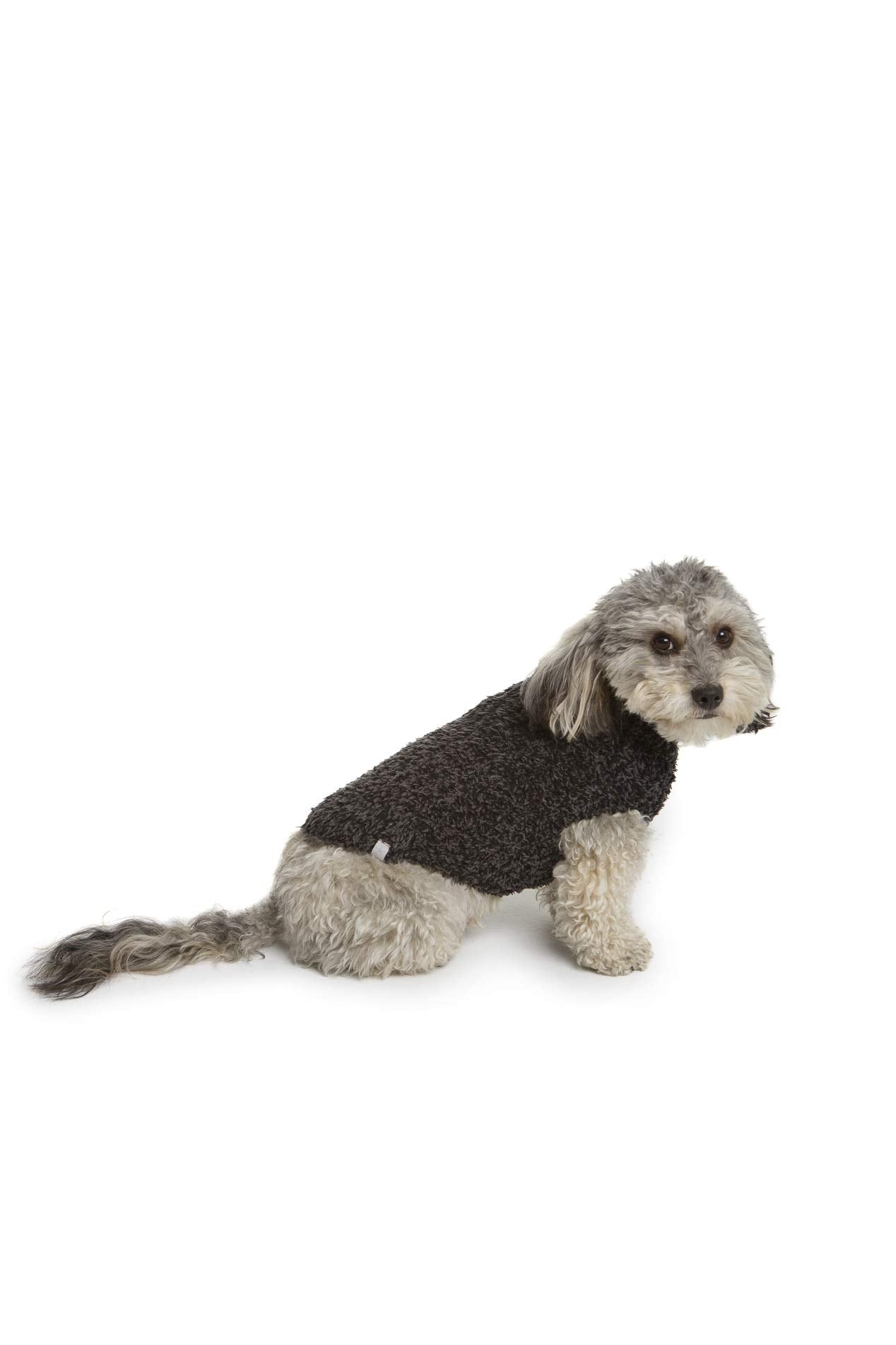Barefoot Dreams CozyChic sudadera para mascotas canalada, cálida y suave para paseos