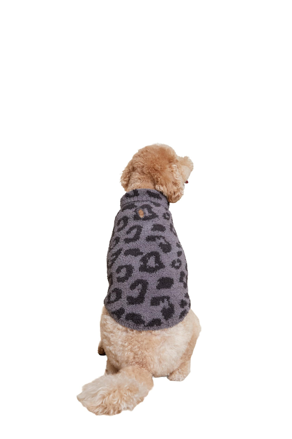 Barefoot Dreams CozyChic suéter para mascotas, dorso, diseño jacquard suave para uso diario.