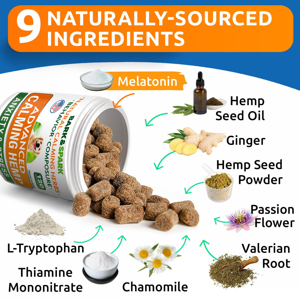 BARK&SPARK masticables calmantes textura suave para perros quisquillosos