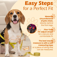 Arnés Bark Appeal Rojo XL con mango de control para manejo seguro.