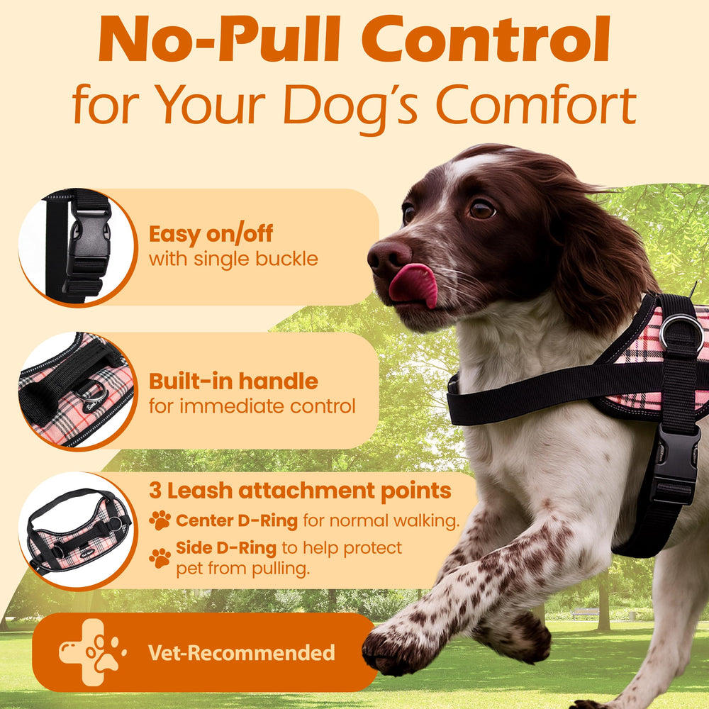 Arnés Bark Appeal con tecnología sin tirones y anillo lateral para control