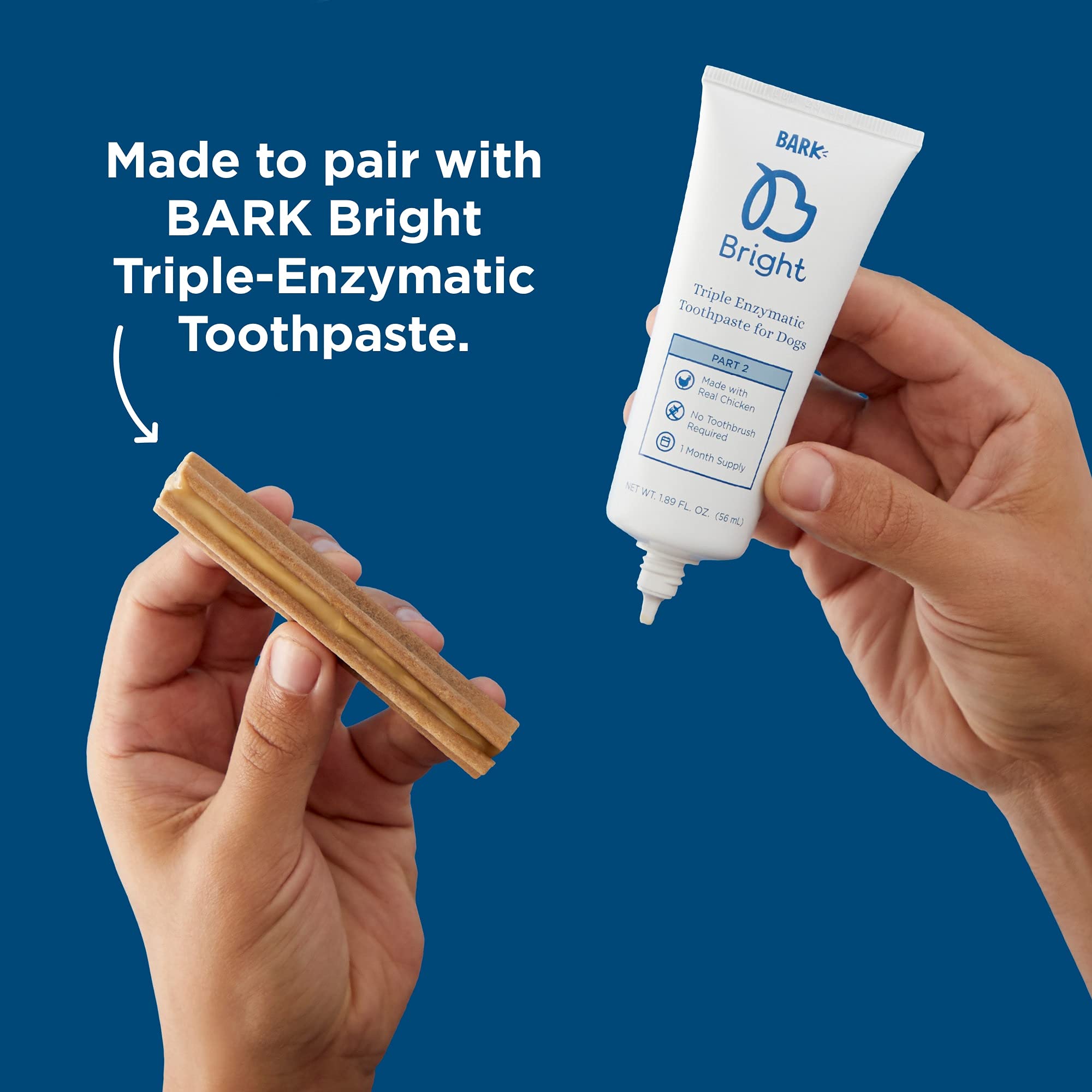 BARK Bright sin colorantes ni sabores artificiales para una opción limpia.