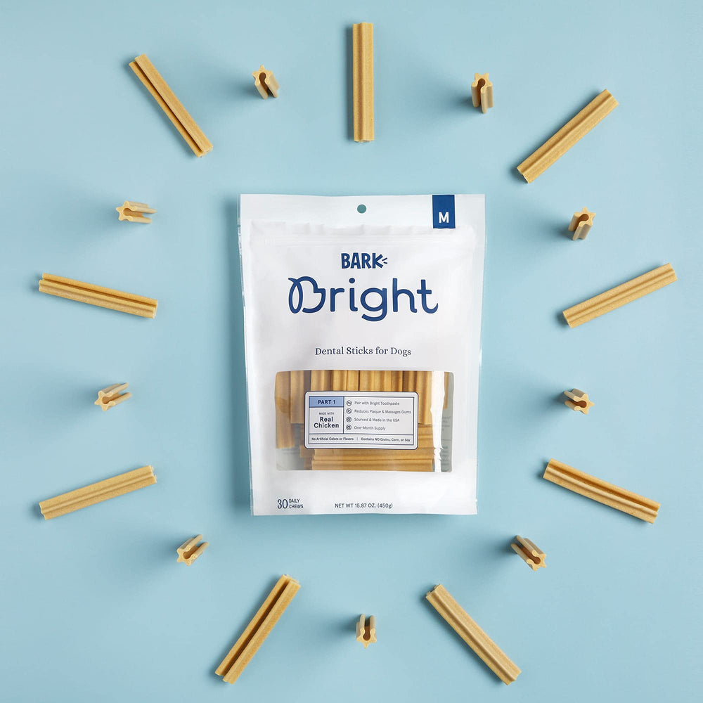 BARK Bright libre de granos: sin maíz ni soja para digestión suave.