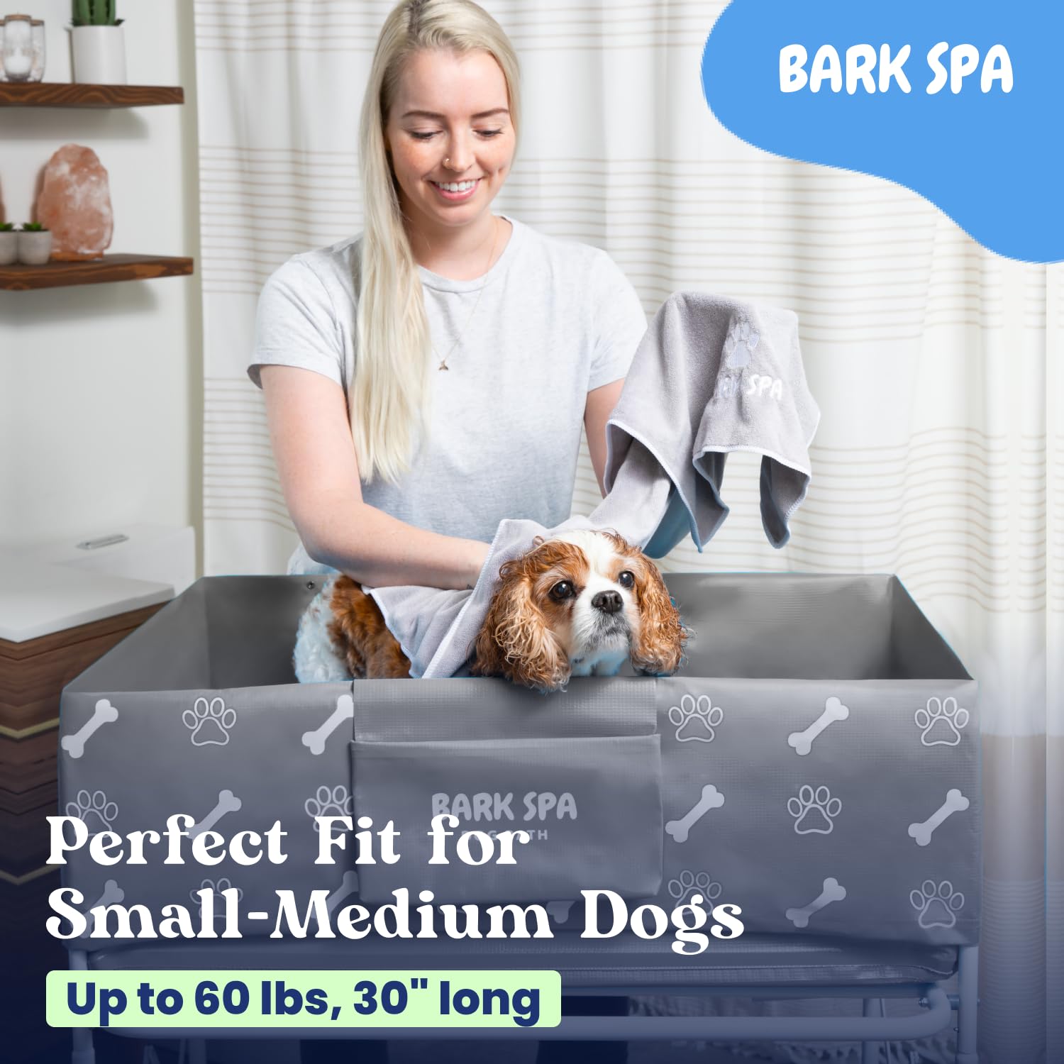 Bark Spa: desagüe integrado que facilita la limpieza.