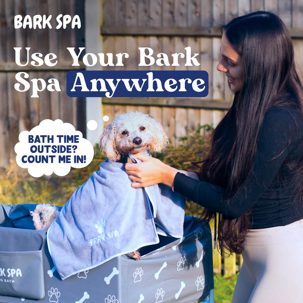 Bark Spa: apta para perros de hasta 60 libras.