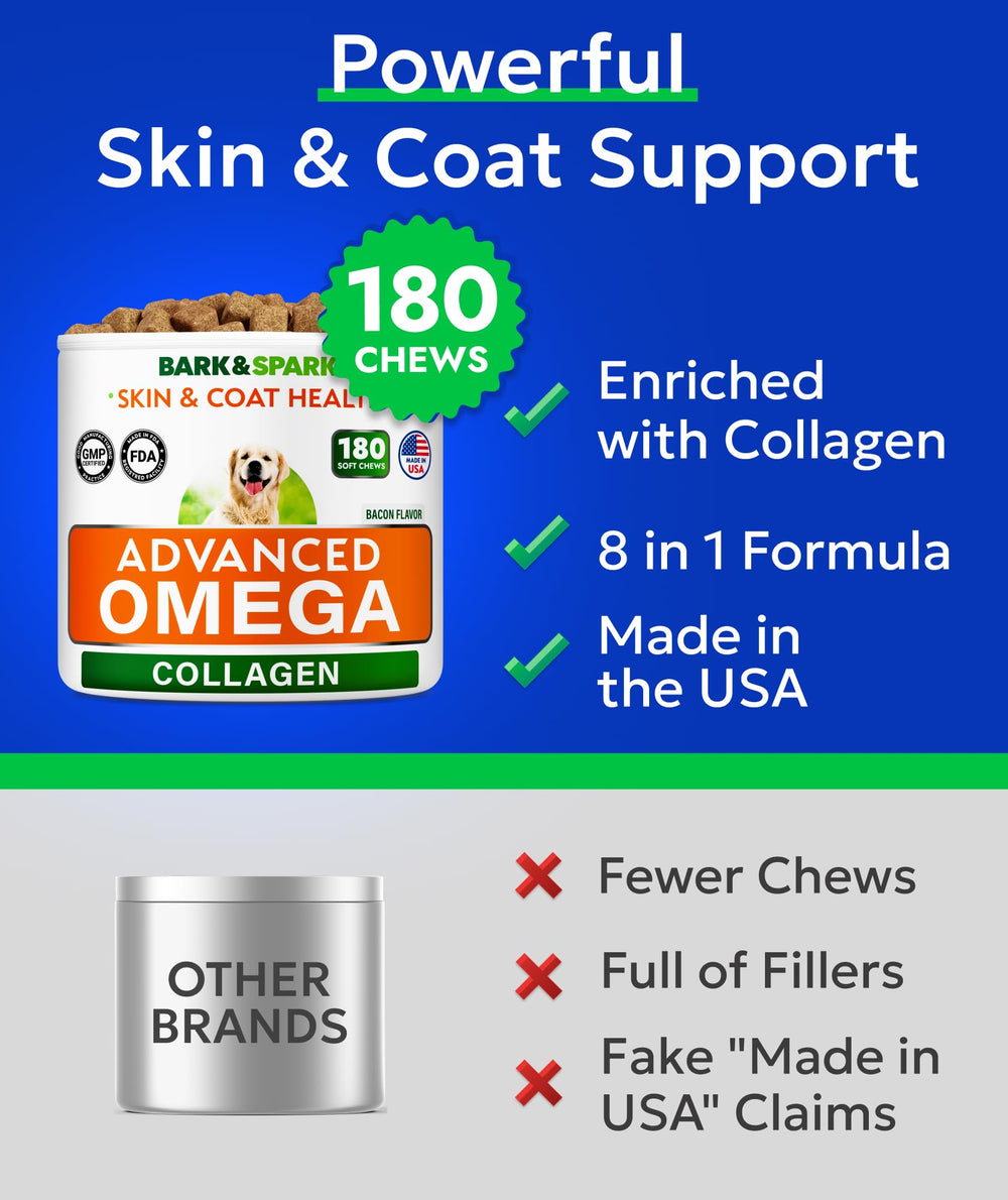 Tratamiento de articulaciones del perro con Bark&SPARK omega-3.