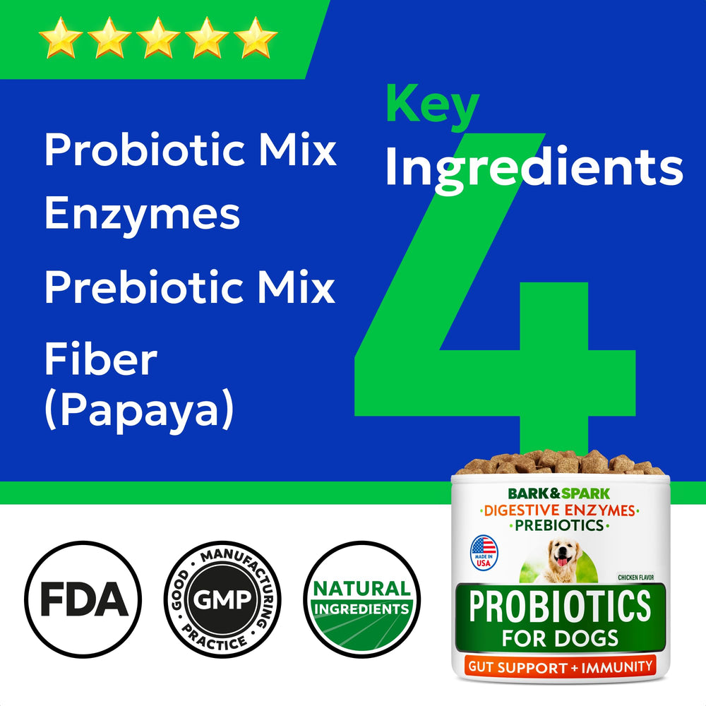 Masticables sabor pollo de Bark&Spark, apoyo digestivo constante