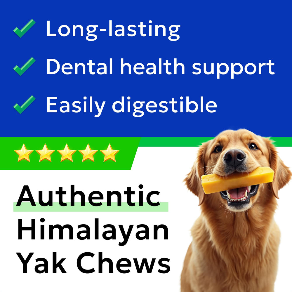 BARK&SPARK Yak Cheese Himalayan proteína natural para perros activos.