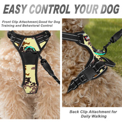 Arnés BarkBay con clips frontal y dorsal para control versátil