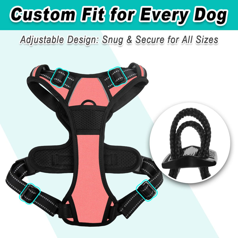 Arnés BarkBay cómodo y transpirable para caminatas largas.