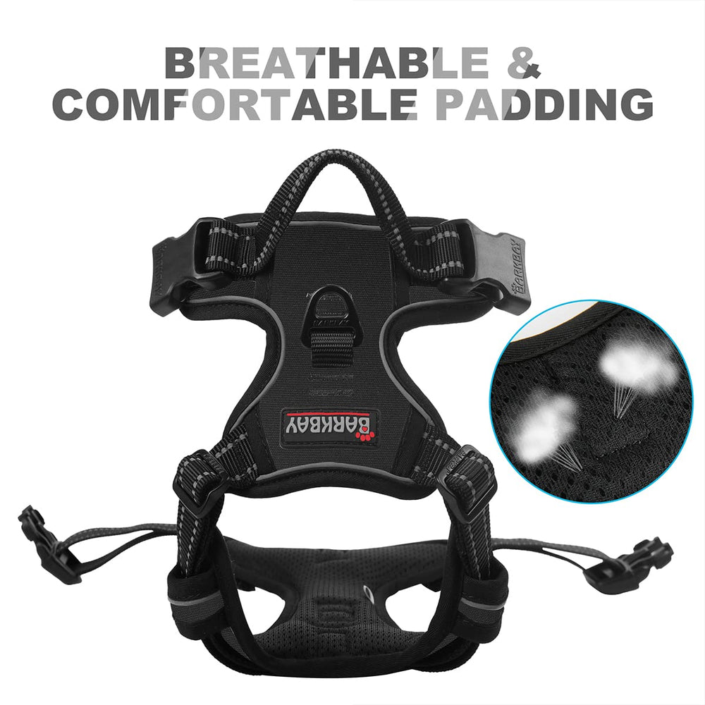 Arnés Barkbay diseñado para perros grandes, ideal para paseos diarios.