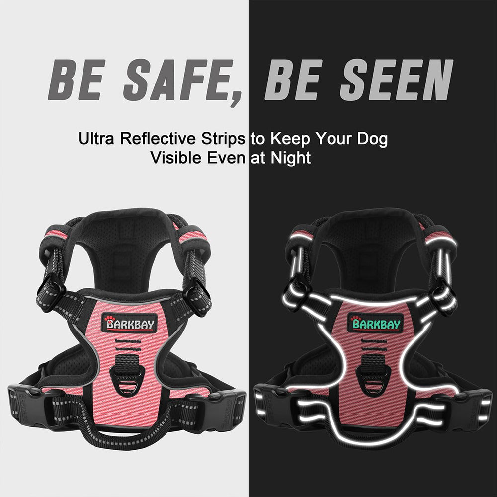 BARKBAY arnés con asa superior para mayor control y seguridad.