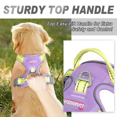 BARKBAY arnés con mango superior para un control firme.