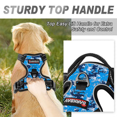 BARKBAY arnés con clip frontal y pecho para dirección y control.