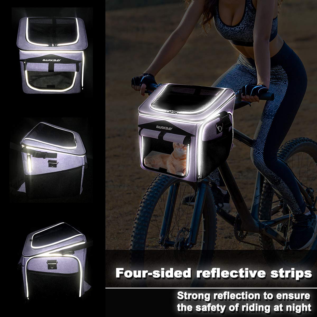 barkbay canasto bici perro limpieza facil: basta enjuagar y secar.