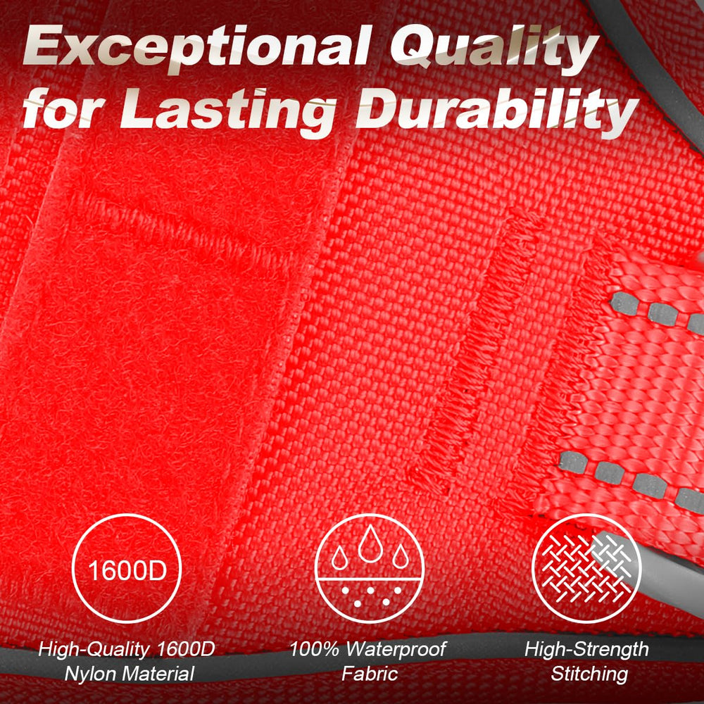 BARKBAY sistema MOLLE con parches de servicio para accesorios.