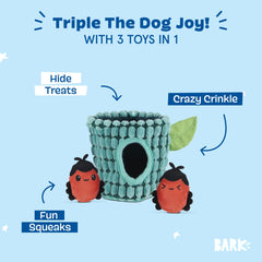 BarkBox Bao y Bab, cordón reforzado para juego de tira, resistencia para sesiones de fuerza.