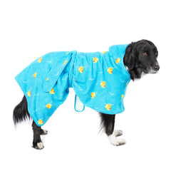 Barkbox Bata de Perro Secado Rápido con Gancho y Lazo – Talla Grande