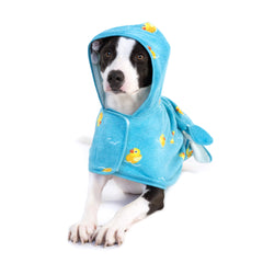 BarkBox bata-perro secado rapido para confort tras el baño.