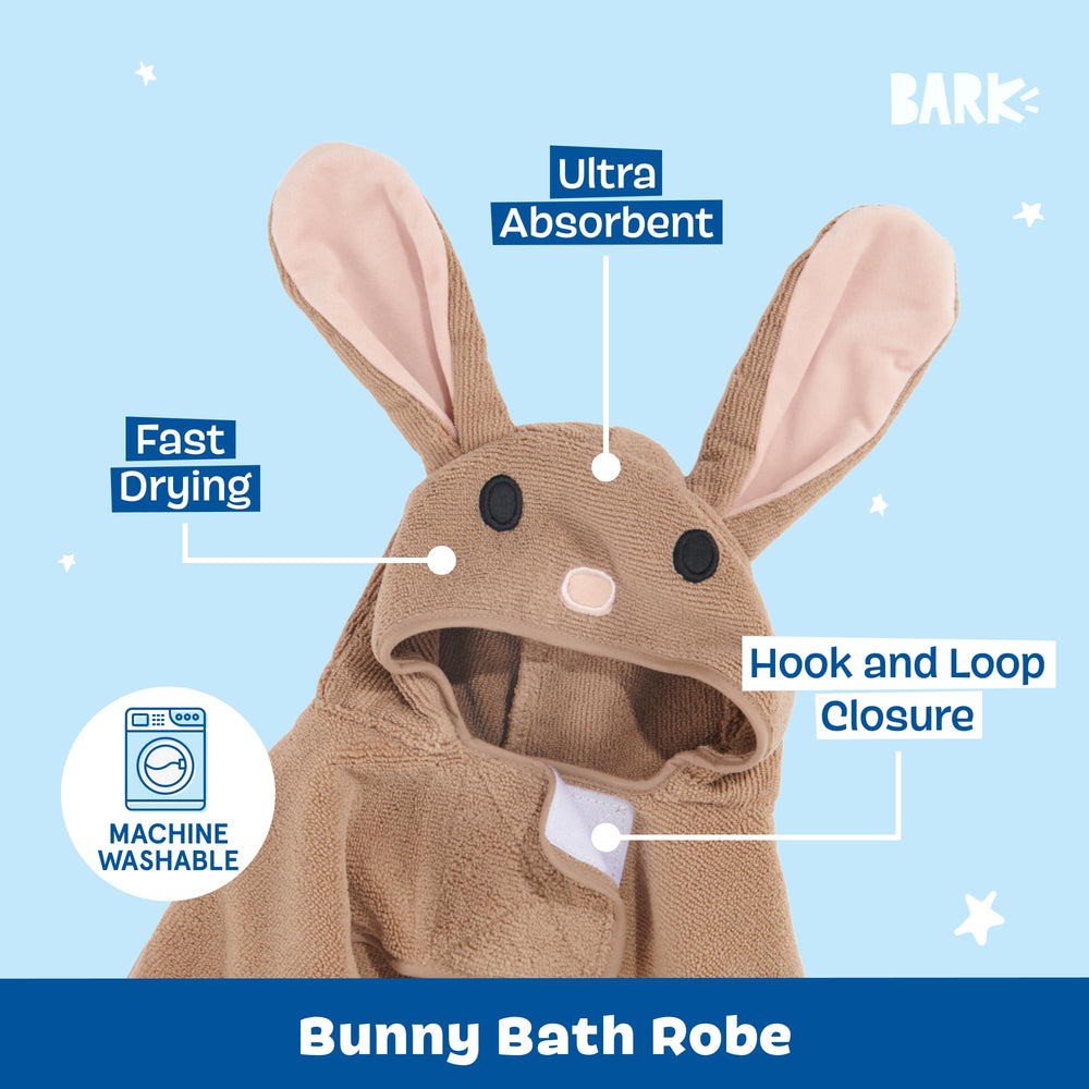 BARK Box cierre gancho/bucle para perro, ajuste seguro y cómodo tras el baño.