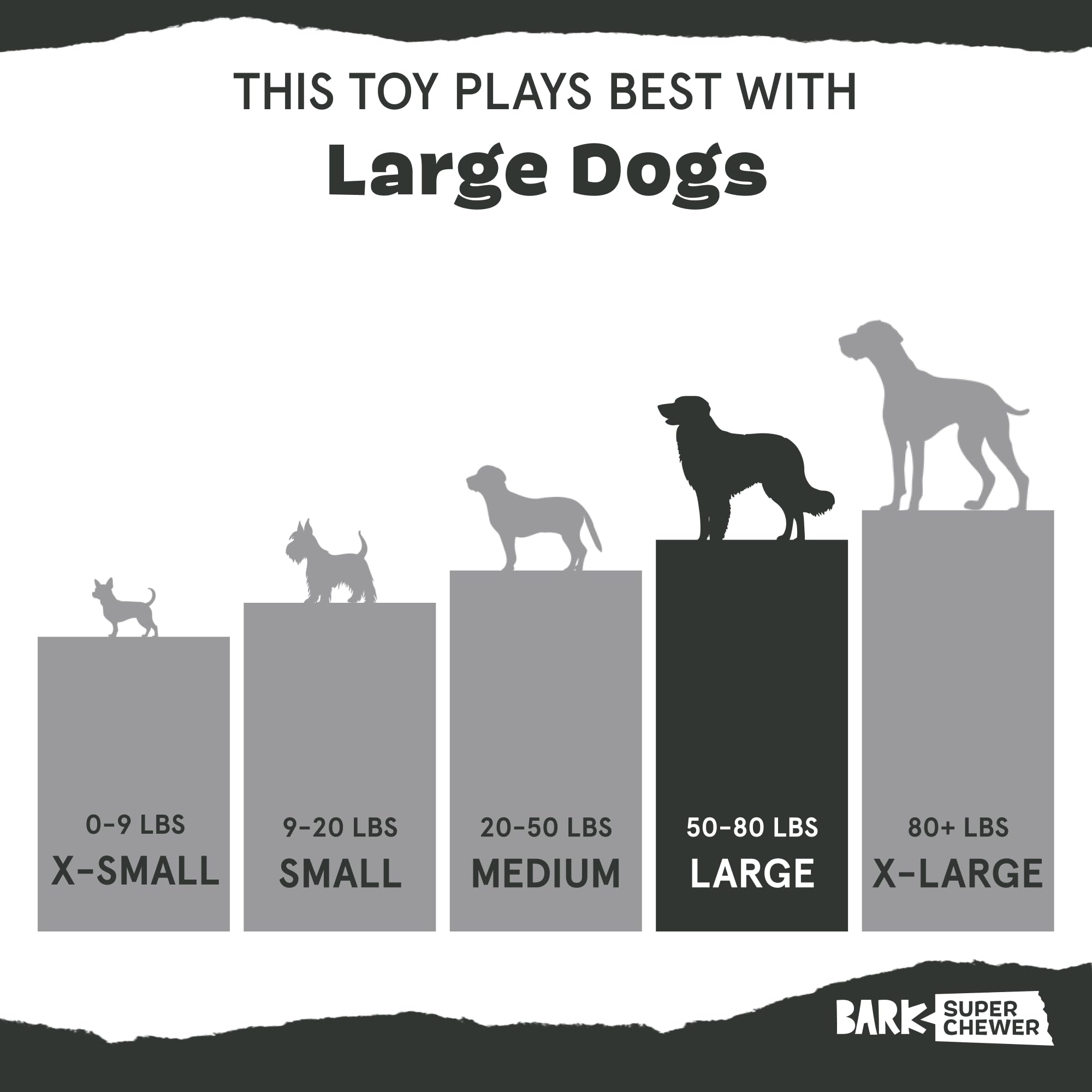 Barkbox limpieza fácil: sin cuerda ni relleno