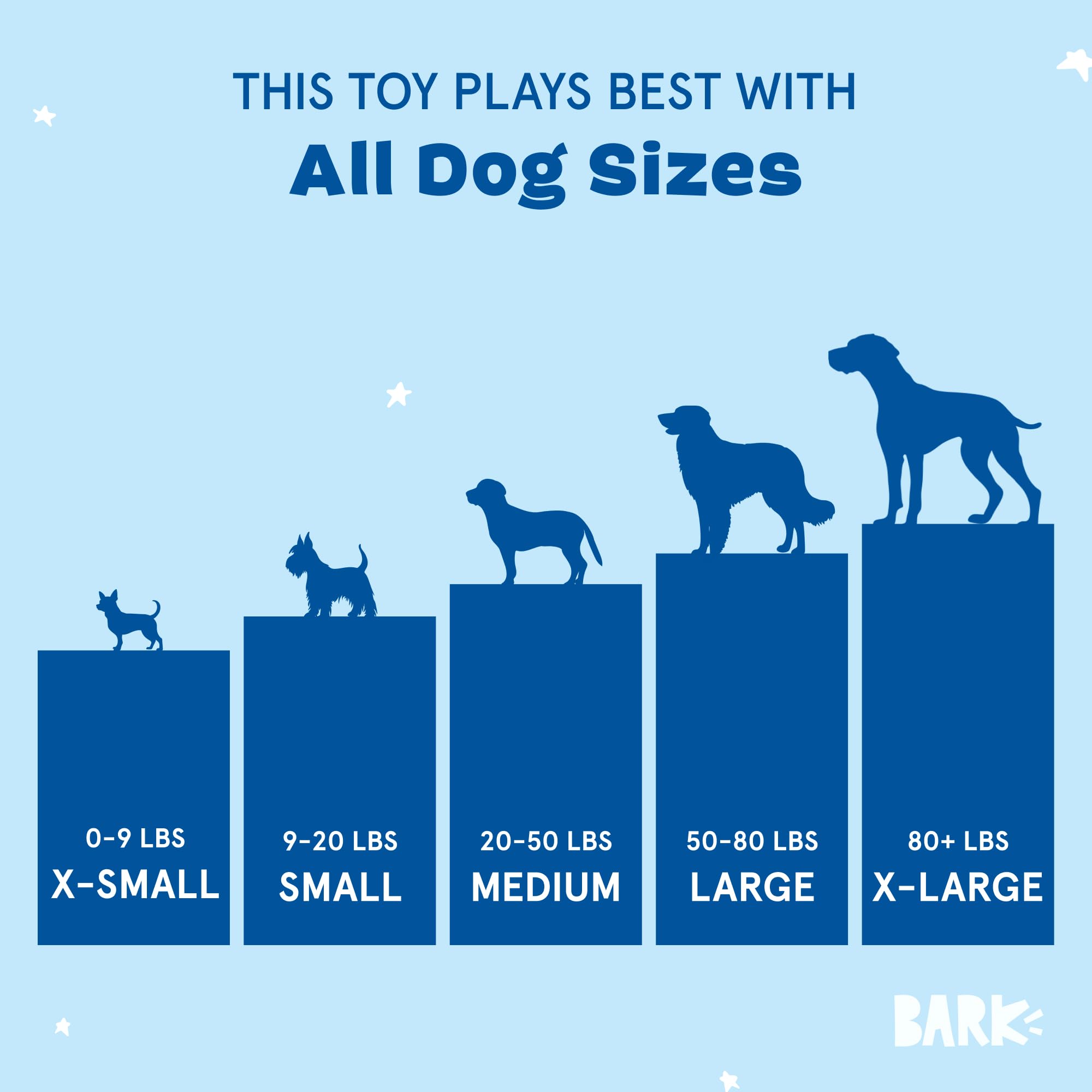 BarkBox Ollie tentáculos crujientes para tirón y juego interactivo.