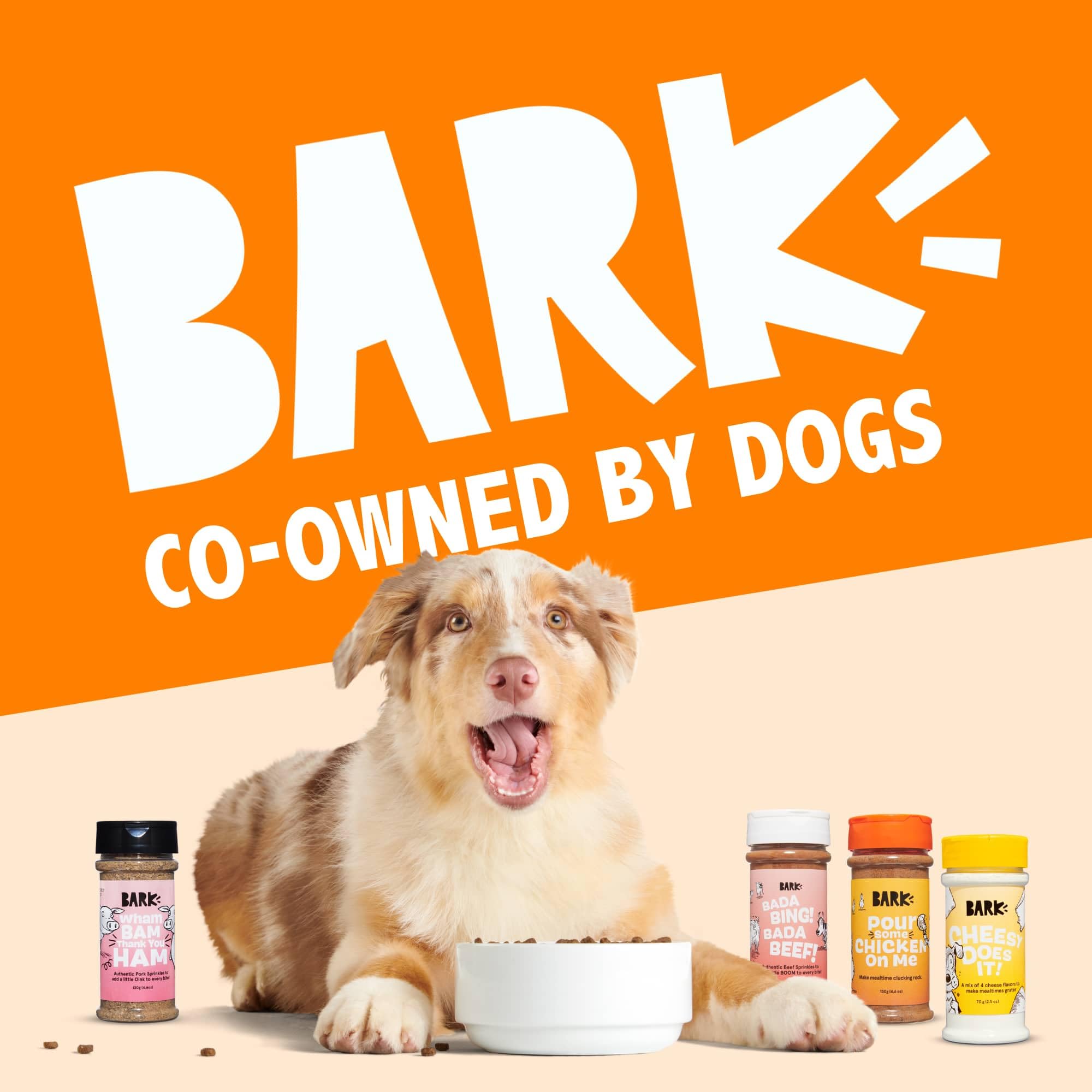 Barkbox apto para razas grandes y pequeñas.