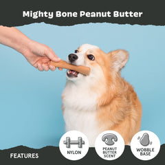 Barkbox Super Chewer Aroma Mantequilla de Maní: sabor atractivo para masticar.
