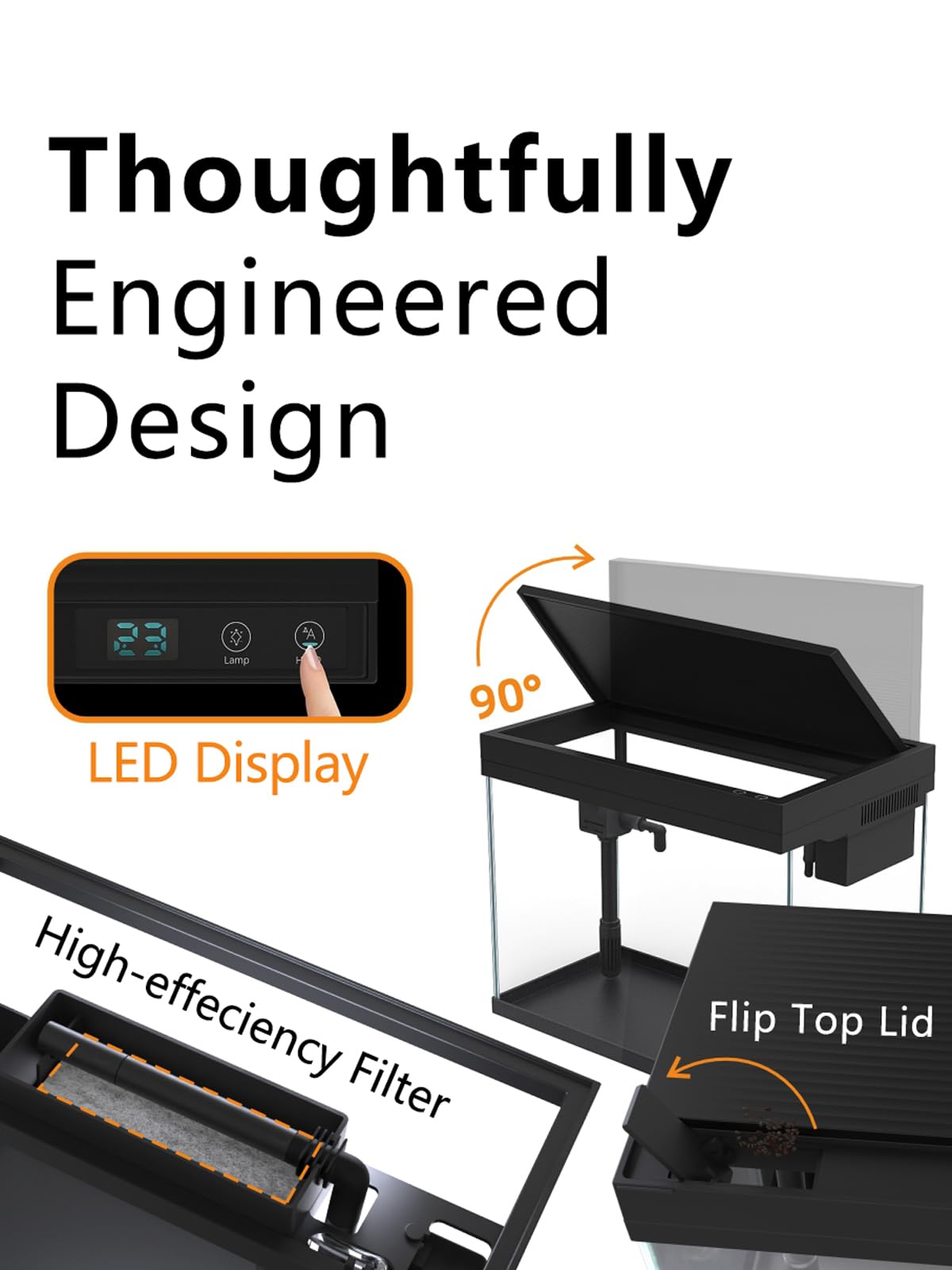 BarkBuddy control táctil inteligente: ajuste rápido de luz y niebla.