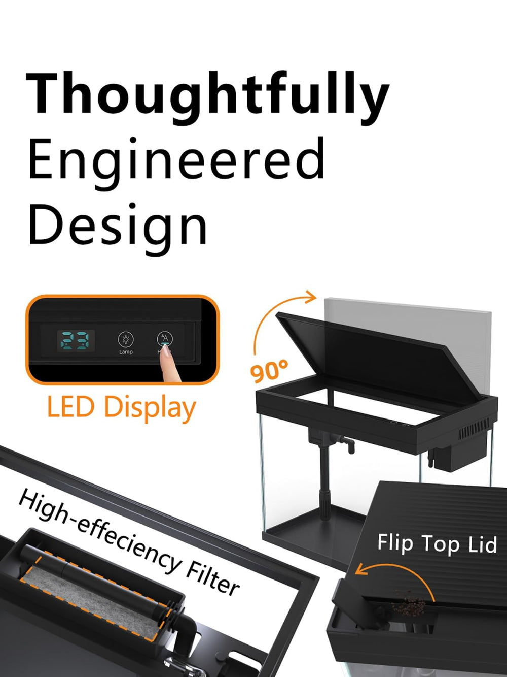 BarkBuddy control táctil inteligente: ajuste rápido de luz y niebla.
