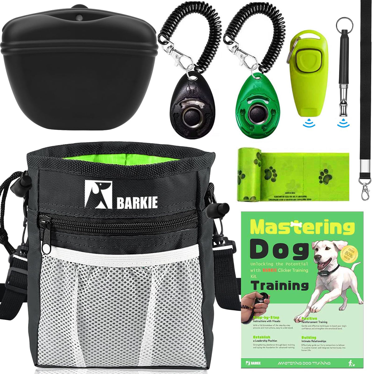 BARKIE kit de entrenamiento con cinturón para premios durante paseos