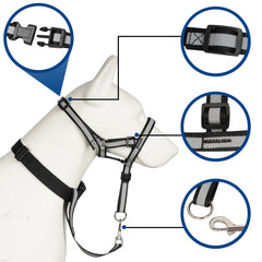 BARKLESS arnés nasal suave, cómodo y seguro para tu perro.
