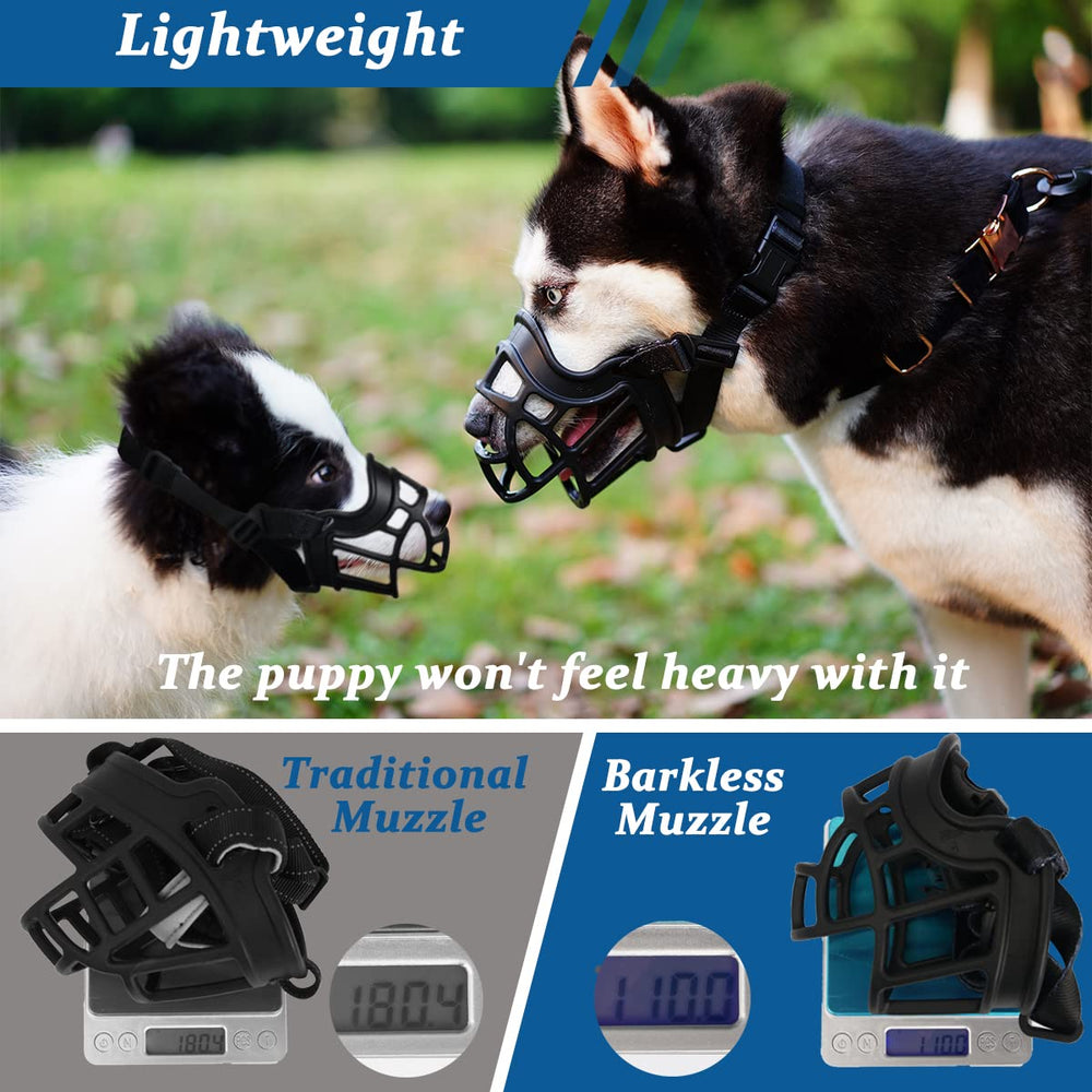 BARKLESS bozal canasta diseño ergonómico en forma W