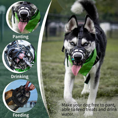 Bozal Barkless, ajuste de cuello ergonómico para un ajuste estable.