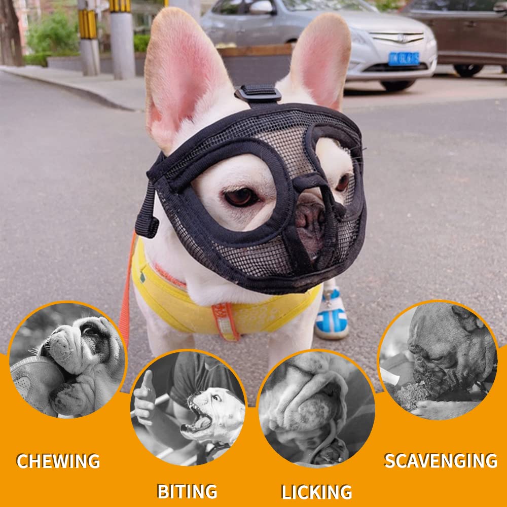 Bozal Barkless apto para perros braquicefalos por su diseño respirable