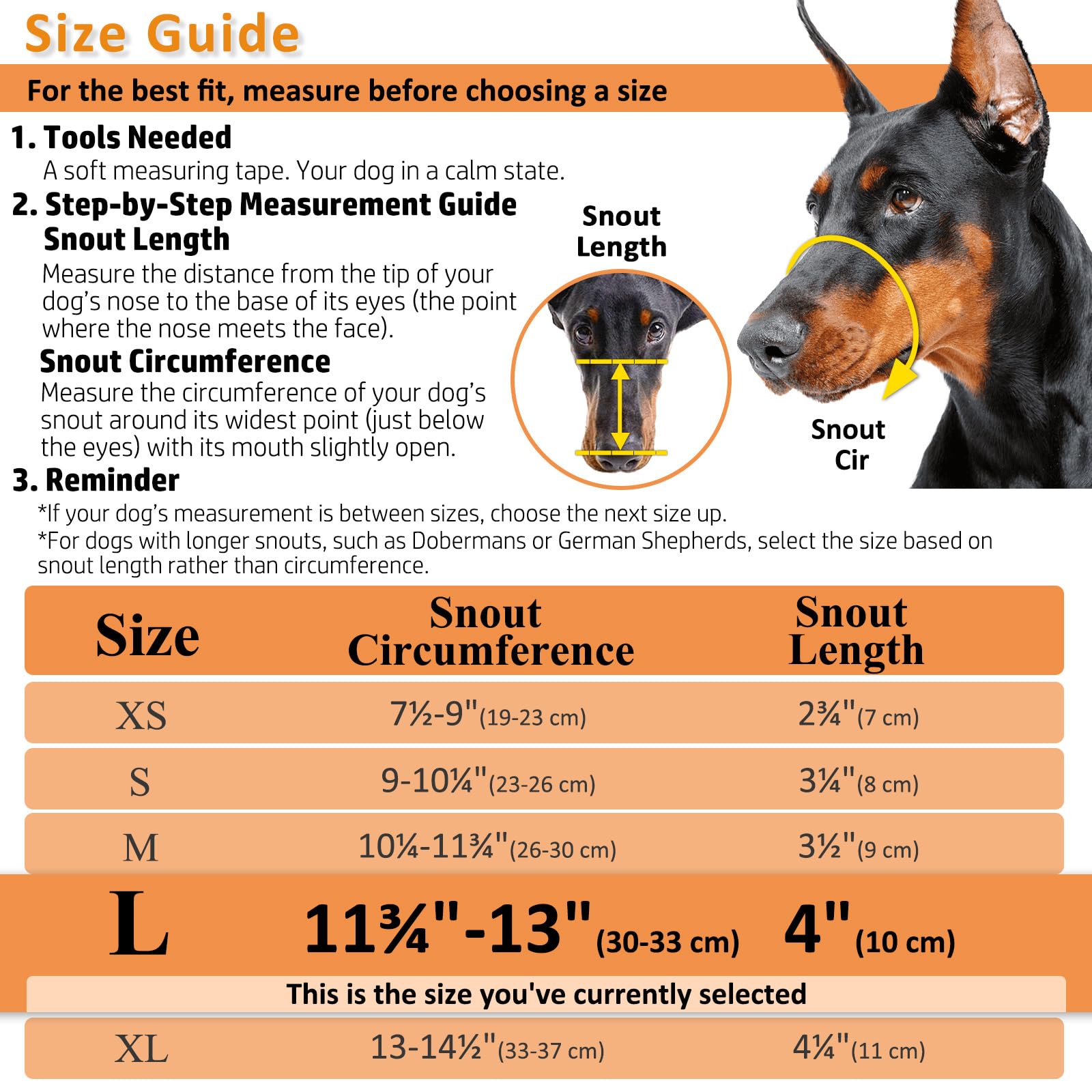 BARKLESS bozal-perro-ajuste-correa: ajuste sencillo para un ajuste cómodo y seguro durante paseos.