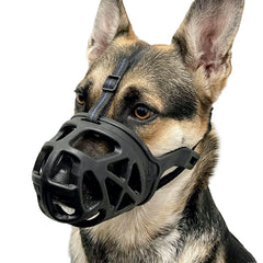 BARKLESS bozal-perro-grande-jaula: permite beber y jadear durante paseos con seguridad.