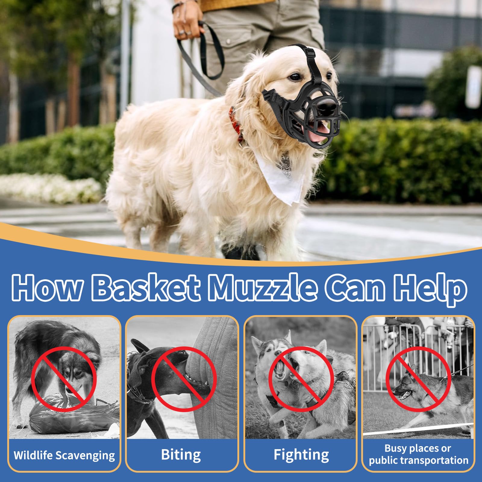 Bozal Barkless requiere supervisión durante el uso para seguridad.
