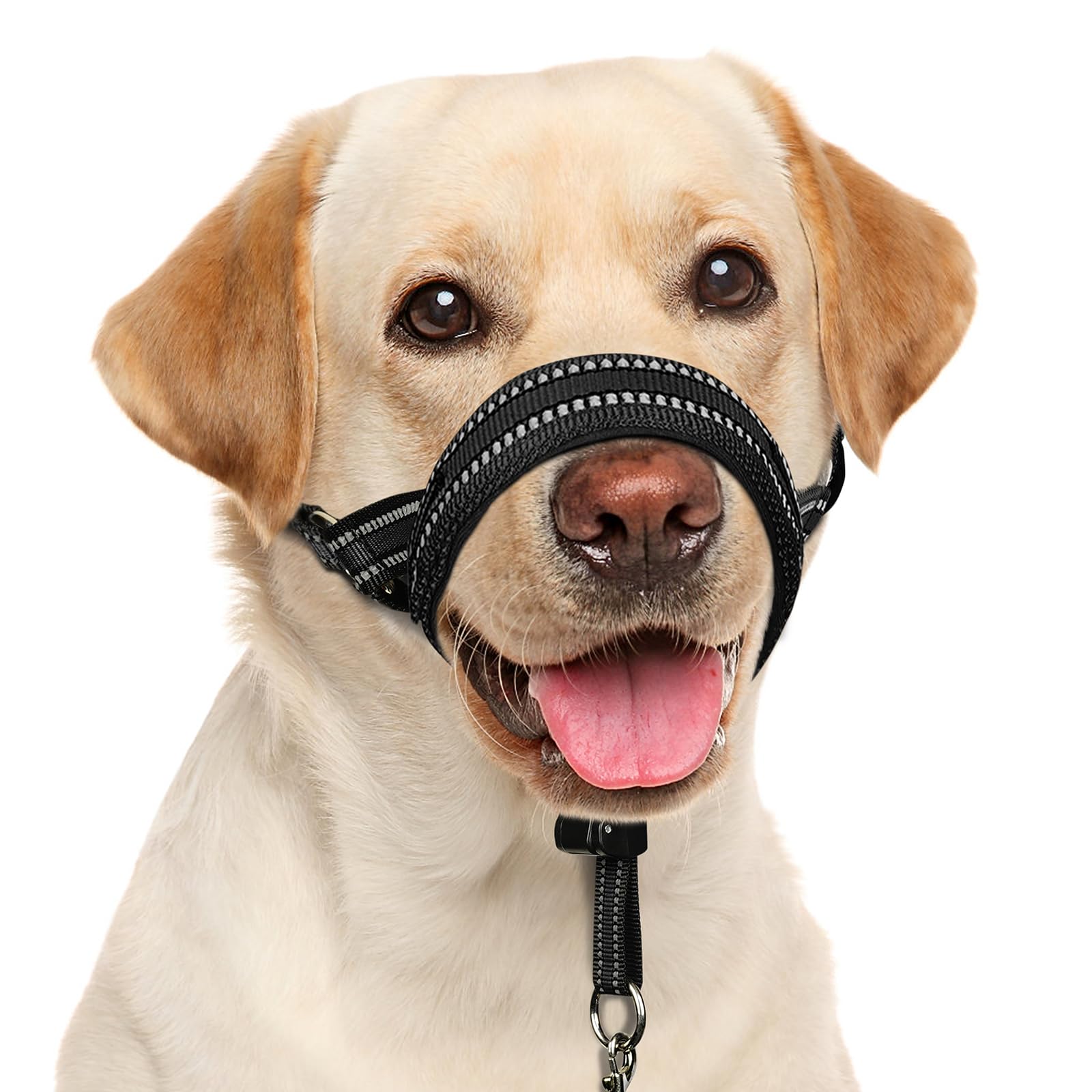 BARKLESS Collar de cabeza frente a la nariz, guía suave para pasear sin tirones.