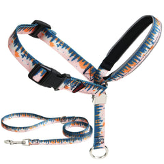 BARKLESS collar frontal anti-tirones impreso para paseos con estilo.